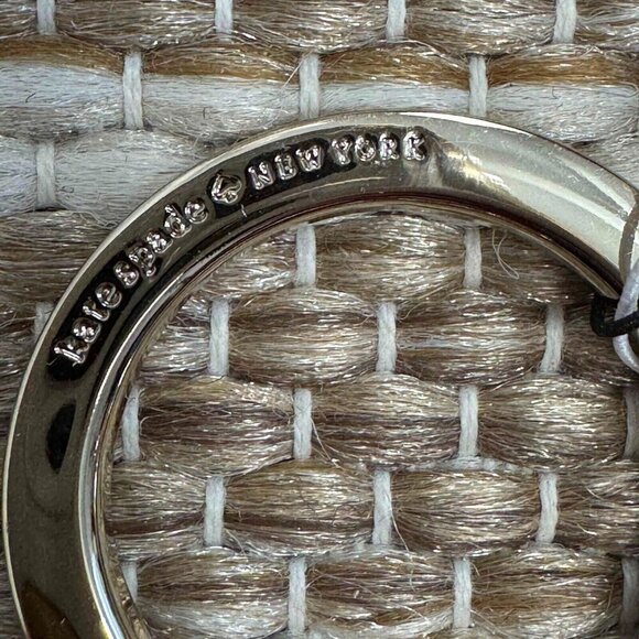 Kate Spade New York x Minnie Mouse Jump Ring Keychain Purse Charm Black Red Bow - Picture 4 of 7